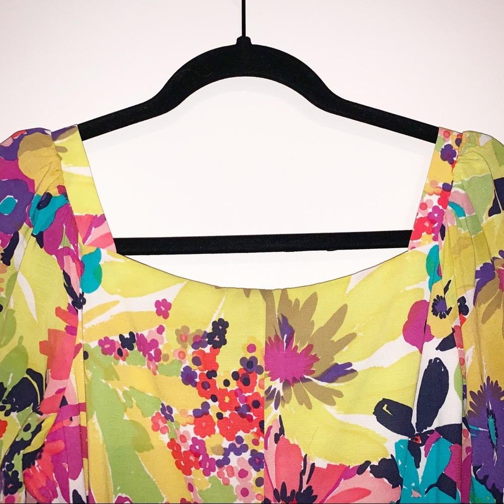 Trina Turk Size 0 Floral Multicolored Dress - Picture 8 of 8